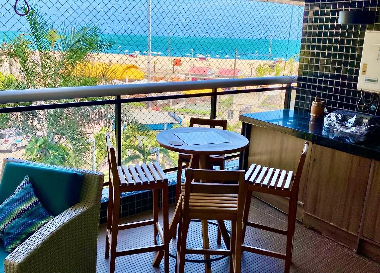포르탈레자 Landscape Beira Mar Vista Mar 아파트 브라질